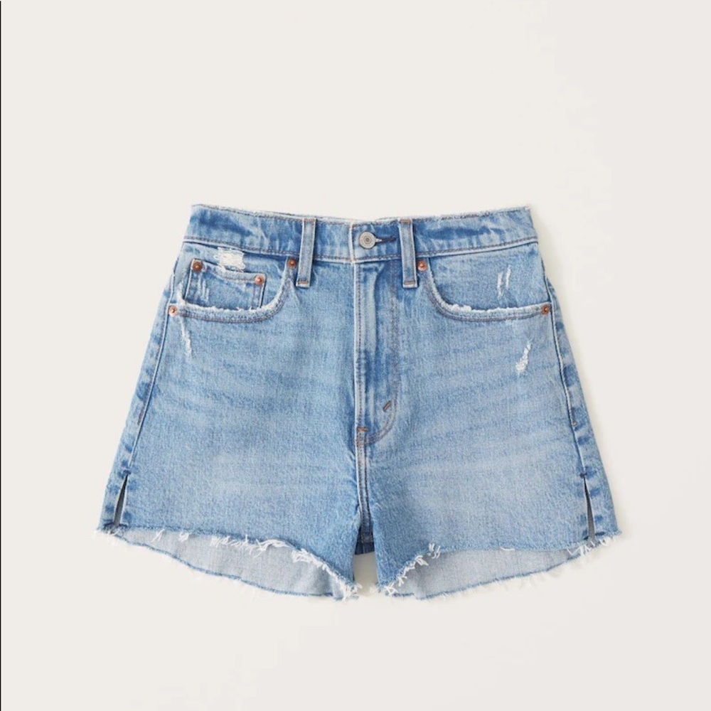Abercrombie High Rise Mom Shorts